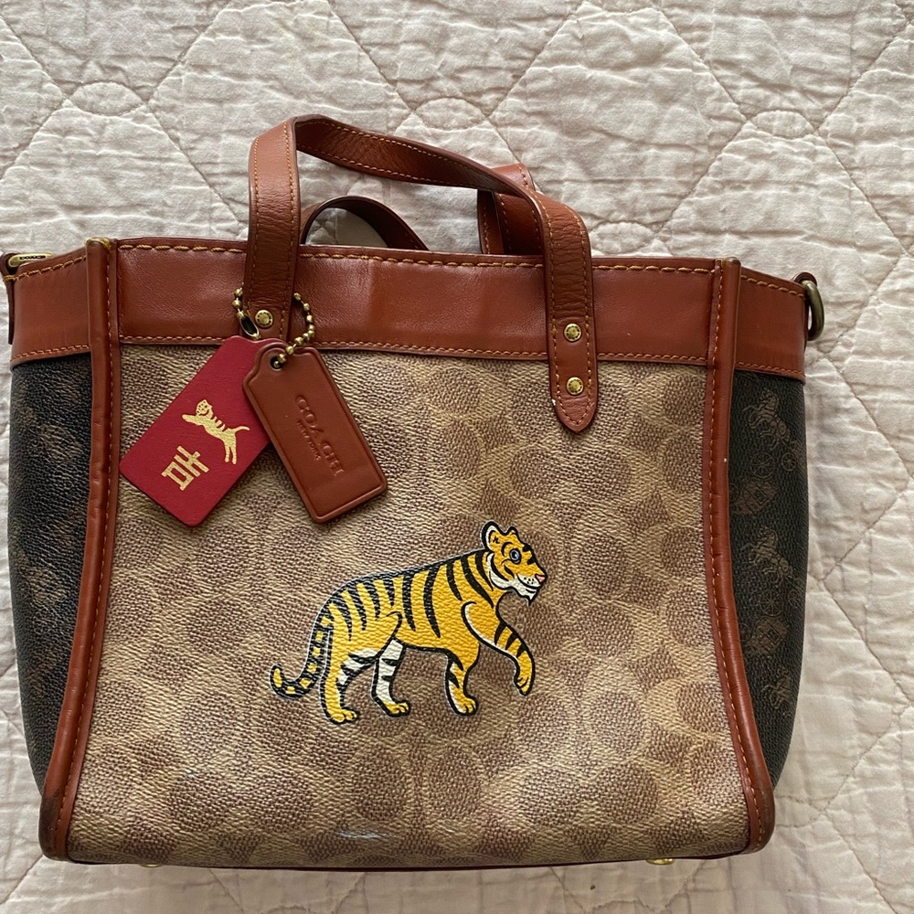 Coach Year of the Tiger Field Tote